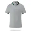 Overol de manga corta para mujer estampado de logo verano té de leche grupo empresarial de catering ropa de clase camiseta Polo estampado