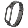 Adequado para Pulseira Xiaomi Mi Band 56, Pulseira de Aço Inoxidável Sólido com Três Contas, Estrutura com Fivela de Encaixe e Caixa de Metal, Direto do Fabricante