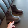 Botas para Niña 2026 Otoño/Invierno Nuevas Botinetas Infantiles Botas de Algodón Cálido con Felpa Botas Martin Botas Individuales para Bebé Botas de Piel
