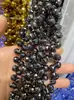 6mm 8mm Furo Transversal Cristal de Morango Cristal Multifacetado Contas Soltas DIY Pulseira Feita à Mão Acessórios de Joias para Pendurar no Carro Contas