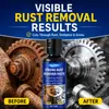Pasta Poderosa para Remoção de Ferrugem e Polimento KineShienX dissolve ferrugem pesada em metal sem corroer o material base e remove pó de ferro