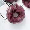 Anillo para el Pelo del Intestino Grueso para Mujer Super Hada Malla Perlada Grande Cuerda para el Pelo Organa Cuerda para el Pelo Cuerda para el Pelo Cuerda para el Pelo Roja de Internet de Corea del Sur Accesorios para el Pelo