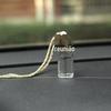 Frasco de perfume para carro cilíndrico de 10ML com tampa de cinco linhas, frasco de perfume com óleo essencial, pingente de frasco de perfume para carro, pingente de joia