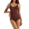 Suspensorio prenda moldeadora de cuerpo unido levantamiento de brazo triángulo abdominal con pechera abierta con cremallera para mujer postparto plástico modelador de cintura corsé