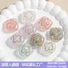 Joias Tendência de Metal com Strass Coração Borboleta Gota de Água Joias Atacado Pulseira Contas Contas Espaçadoras Contas Soltas Coloridas Feitas à Mão