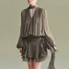 Vestido Leve Amarelo Sem Mangas Relaxado e Casual para Mulheres, Novo Modelo de Verão 2026, Particularmente Bonito com Cintura Marcada