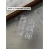 Accesorios para Uñas con Perlas de Alto Brillo Mezclados Base Plana Agujero Semi-Circular Ausente Estéreo Blanco Tamaño Completo del Círculo Accesorios para Uñas con Perlas