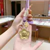 Llavero Flor de Dinero de Oro Puro 999 Colgante para Bolso Regalo para Mejor Amiga Novia Regalos al por Mayor Pequeños Regalos de Oro