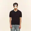 Camisa de punto de manga corta moderna para hombre, nuevo producto de primavera 2026, cómoda camiseta de punto trenzado, top casual para usar en capas