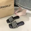 Pantuflas de moda de verano para mujer para exteriores 2026, sandalias planas de moda nuevas y elegantes para salir, tendencia de Instagram