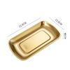 Zibo Parrilla Placa de Acero Inoxidable 304 Plato para Bocadillos Set de Platos Plato para Parrilla Plato Rectangular Plato para Arroz Plato para Toallas