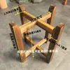 Base de Soporte Tradicional de Cerámica para Acuario, Trípode de Madera para Tanque de Agua, Soporte para Macetas, Marco de Madera para Jarra de Vino, Marco de Soporte de Madera Maciza
