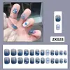 Uñas Postizas Usables con Diamantes Populares entre Celebridades de Internet Blanqueadoras Uñas Falsas al por Mayor Parche de Uñas Artísticas Removible Acabado Largo Ballet