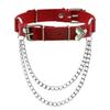 Pp Desejo Puro Borboleta Vermelha Nicho Gótico Colar Ins Studded Aço Inoxidável Bondage Gargantilha Gola