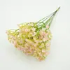 Flores Artificiais de Gipsofila Única para Decoração de Casamento, Arranjo de Flores para Auditório, Buquê da Noiva, Flores Artificiais Falsas