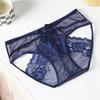 Ropa interior sexy nueva para mujer, de alta elasticidad, cintura media, cinturón delgado, encaje calado, suave y cómoda, ropa interior transpirable para mujer