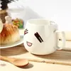 Taza de Cerámica caricatura linda moda taza actividad regalo pequeño publicidad Taza taza de café Taza de Leche impresa LOGOTIPO