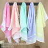 Toalla para Niños Marca 70Yf Shanghai de Algodón Mercerizado, Hilo de 60S, Estilo Delgado para Lavado de Cara de Niñas en Verano, Número de Artículo 6430