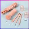 Pincel de Maquiagem Quatro em Um Ferramentas de Beleza Mini Pincel para Olhos Cor da Pele Pincel de Maquiagem Retrátil Pincel de Maquiagem Portátil