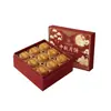 Caja de Regalo Personalizable para Pasteles de Luna de Mediados de Otoño 2026 4/6/8 Piezas Caja de Empaque para Pasteles de Luna de Tapa y Base Caja Vacía Suministro Directo de Fábrica Personalización