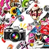 Abastecimiento Directo Transfronterizo 50 Hojas Creativas Personalizadas Fruta Moda Milenio Popular Arte Pegatinas Divertidas Imágenes de Pegatinas