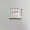 Embalaje de protección ambiental gancho de clip para avión de pp blanco gancho autoadhesivo transparente para mascota gancho de caja de embalaje de plástico pvc con adhesivo fuerte