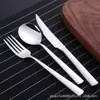 Set de Cuchillo, Tenedor y Plato para Bistec Comida Occidental Hogar Niños Cuchillo, Tenedor y Plato Cuchillo, Tenedor y Cuchara Set de Tres Piezas Vajilla Europea Set de Dos Piezas