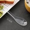 Cuchara desechable de plástico empaque individual cuchara para avena engrosada empaque para llevar comida rápida cuchara para sopa postre cuchara para polvo de hielo venta al por mayor