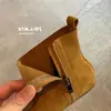 Botines Planos de Gamuza de Moda y Elegantes para Niñas, Nueva Colección Otoño 2026