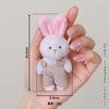 Suéter Rosa Macacão Peça Única Pingente Boneca Urso Boneca de Pelúcia Fofa Macacão Criativo Pingente Bolsa Urso Marrom