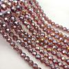 Pulseira Colar de Contas Facetadas de Vidro de 32 Lados Materiais Artesanais Acessórios para Joias DIY Contas Esféricas Contas Soltas Contas Facetadas