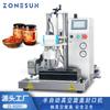 Máquina de sellado al vacío semiautomática ZONESUN para salsas, alimentos y bebidas, máquina de sellado al vacío de un solo cabezal