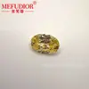 3A Formato de Ovo Ninho de Pássaro Cortado Zircônia Colorida Diamantes Soltos Azul Vermelho Ovo de Pombo Gemas de Corte Brilhante Oval Atacado