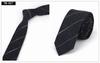 Moda masculina terno 6 cm gravata estreita negócio formal desgaste coreano listrado casual desgaste do trabalho gravata