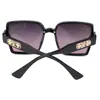 Gafas de sol de montura grande para mujer, celebridad de Internet de Douyin, protección solar de verano, ultravioleta, gama alta, gafas con efecto adelgazante para hombre, personalizadas