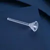 Brincos da Moda Atacado com Cravações de Copo Transparentes para Piercing de Orelha, Tacos de Orelha Personalizáveis Que Podem Ser Incrustados com Zircônia, Joias de Orelha para Piercing de Orelha
