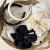 Diadema de Polka Dot Satinada Estilo Coreano, Goma para Recoger el Cabello, Coleta, Moño, Anillo para el Cabello, Diadema de Esponja para la Cabeza, Accesorios para el Cabello