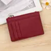 Portatarjetas Nuevo Punto Transfronterizo Estilo Japonés Billetera Pequeña Simple Ranura para Múltiples Tarjetas Bolsa para Identificación Bolsa para Monedas con Cremallera Bolsa de Almacenamiento