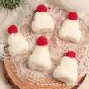 Natal Feito à Mão DIY Tricô Mini Chapéu de Dedo Ornamento Mini Boneco de Garrafa Materiais de Decoração para Festa de Festival