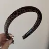 Diadema de Terciopelo Esponjoso con Estampado de Leopardo Combinación Moda Alta Presión Craneal Diadema para el Cabello Pinza para el Cabello de Mujer de Gama Alta Accesorios para el Cabello Estilo Nuevo