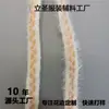 Mauhair tejido ganchillo encaje ropa bolsas zapatos sombrero cuello de muñeca cuello de lana accesorios hecho a mano DIY