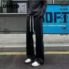 Pantalones Deportivos Nuevos Otoño/Invierno 2026 para Hombres y Mujeres Estilo Americano Cleanfit Rectos Casuales Pantalones de Chándal Deconstruidos Scythe Forrados de Polar