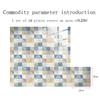 Crm075-090 Papel Tapiz Autoadhesivo Impermeable y a Prueba de Humedad Pegatinas para Azulejos Fondo de Papel Tapiz para Lavabo Decoración Renovación Pegatinas de Pared