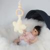 Ginasinho de Bebê Madeira Crochê Estrela Faia Brinquedo Mordedor Conjunto de Brinquedos Fitness Presente
