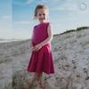 Vestido de Verano Estilo Hada Línea A para Niñas, Vestido de Playa Delgado de Moda, Vestido para Niña Grande, Versión Coreana
