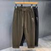 Marca Japonesa Retro de Moda Pantalones de Chándal para Hombre de Otoño e Invierno Sueltos Cónicos Casuales Joggers Cropped
