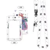 Porta-insignias Médico con Forma de Corazón con Mosquetón de Alta Resistencia, Porta-tarjetas Vertical Impreso en UV, Correa de Tejido, Desmontable
