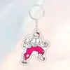 Nuevo llavero de acrílico con estilo girly lindo 2D transfronterizo, mejor amigo hombre musculoso, KITTY para mochilas