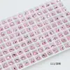 Rinestones Geométricos en Forma de Corazón para Uñas Dongzhou 6*5.3mm Accesorios para Pendientes DIY Corazón de Melocotón Brillante Decoraciones de Uñas Portátiles