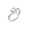 Anillo Hello Kitty para Mujer Diseño Lindo Moño de Amor Anillo Abierto como Regalo para Novia
